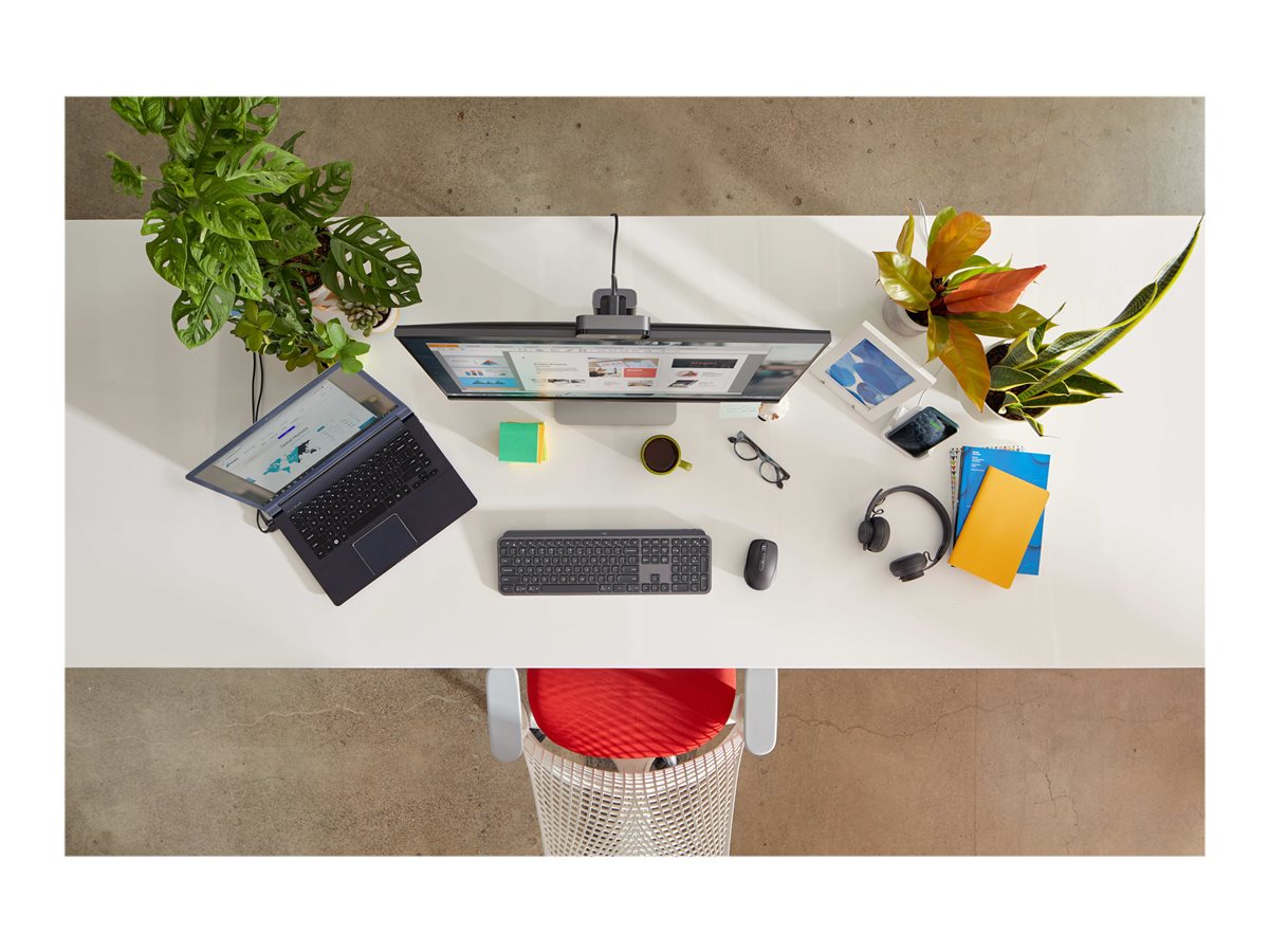 Logitech MX Keys Combo for Business - klávesnice a sada myši - QWERTY - britská - grafit Vstupní zařízení – foto 9