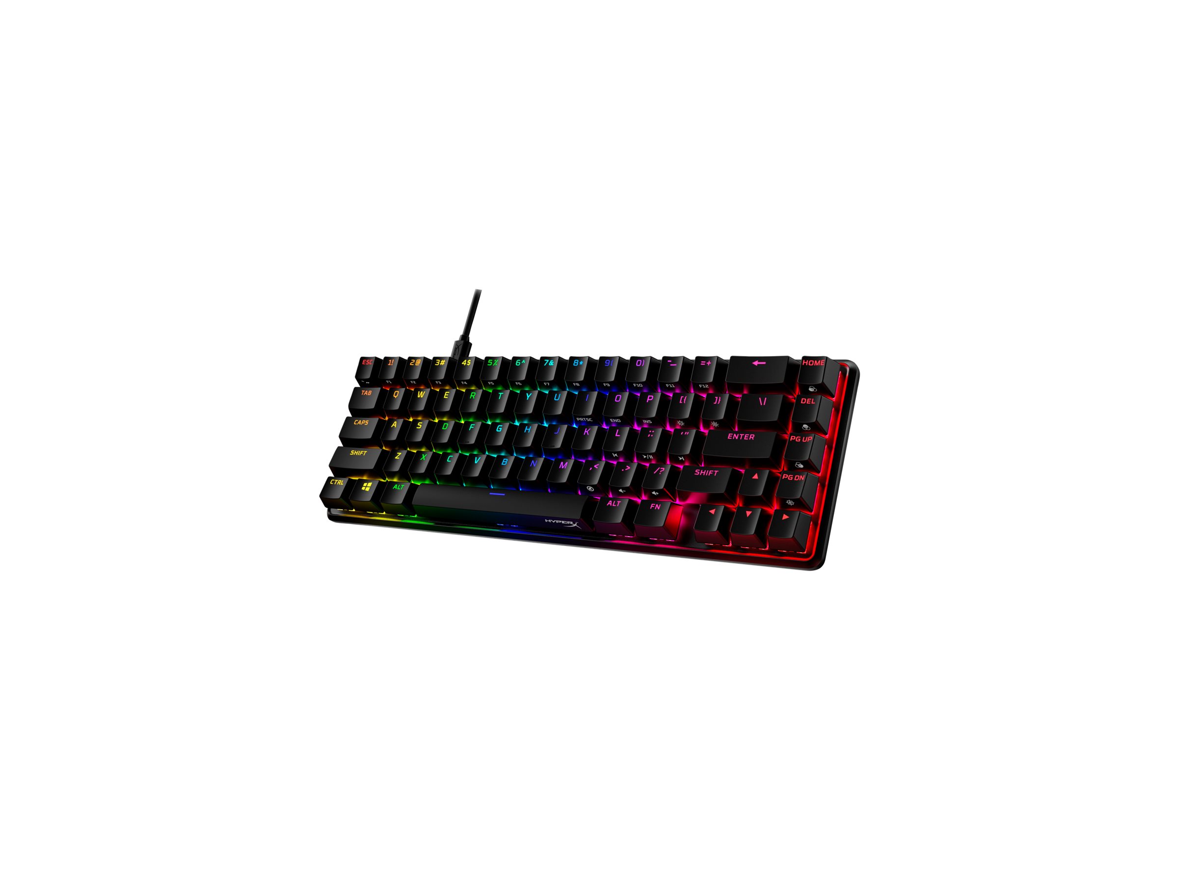 HyperX Alloy Origins 65 keyboard black Input Product shot Close-up 75800