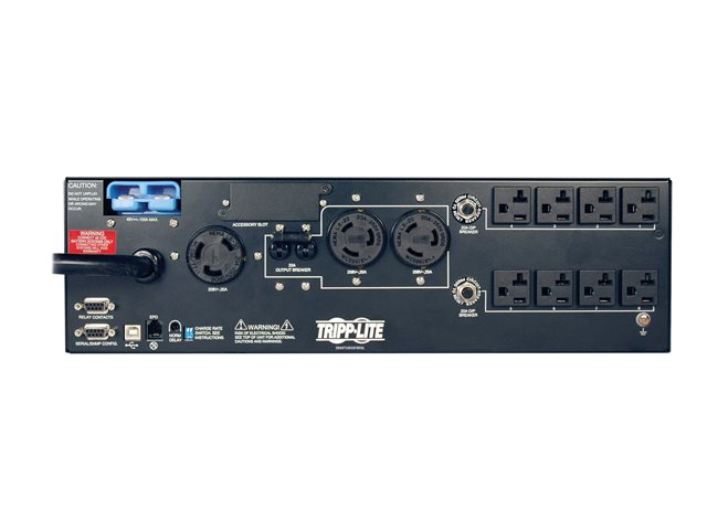 Tripp Lite UPS Smart 5000VA 3750W Rackmount AVR 120V/208V Pure Sign Wave 5kVA USB DB9 3URM