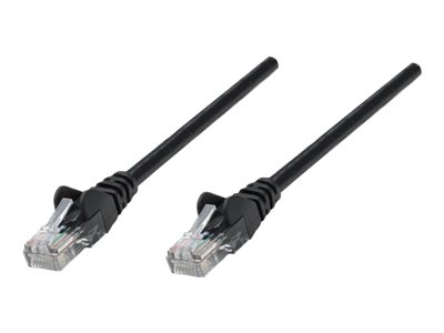 Network Patch Cable, Cat5e, 2m, Black, CCA, U/UTP,