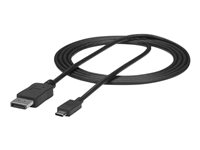StarTech.com 6ft/1.8m USB C to DisplayPort 1.2 Cable 4K 60Hz, USB-C to DisplayPort Adapter Cable HB