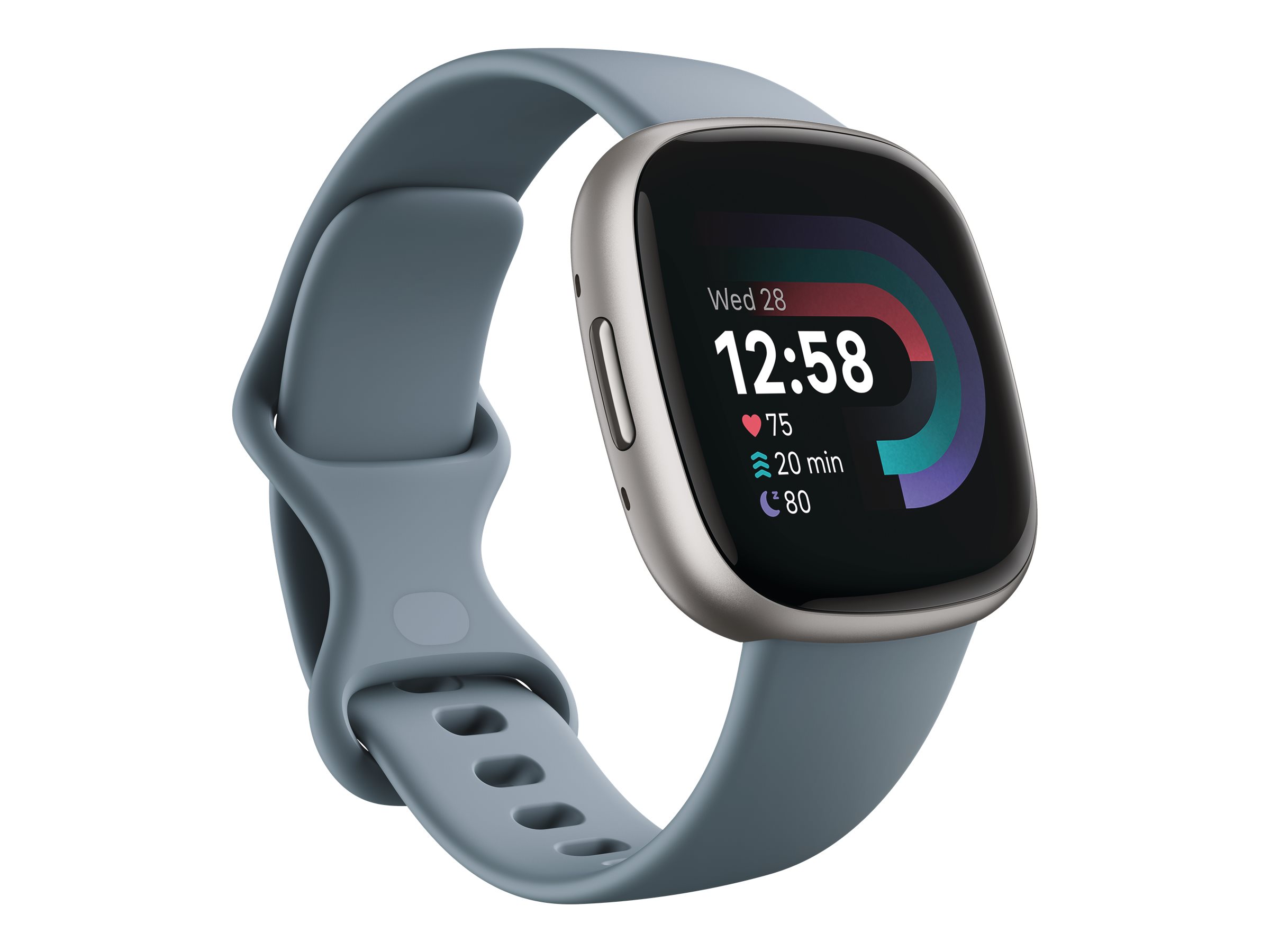 Fitbit Versa 4 Smartwatch - Waterfall BluePlatinum