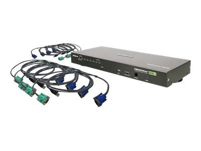 IOGEAR GCS1808KITUTAA 8-Port VGA KVM Switch with USB Cable Set KVM / USB switch 8 x KVM / USB 