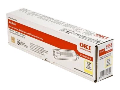 OKI Toner MC860 gelb 10.000 Seiten
