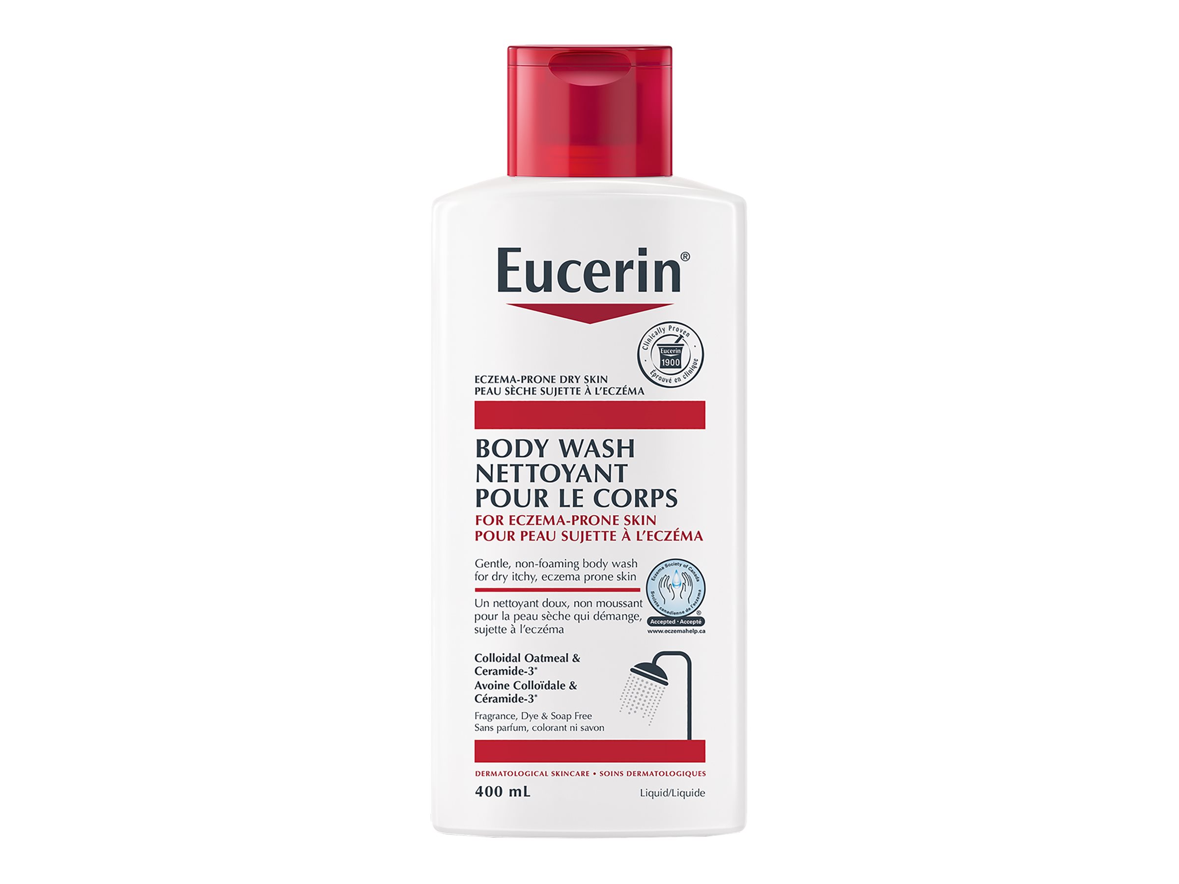 EUCERIN ECZEMA RLF BODY WASH 400ML