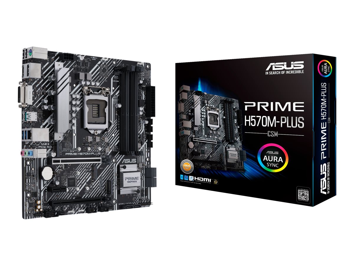 LGA 1200 Asus PRIME H570M-PLUS Gaming Motherboard Support 10th