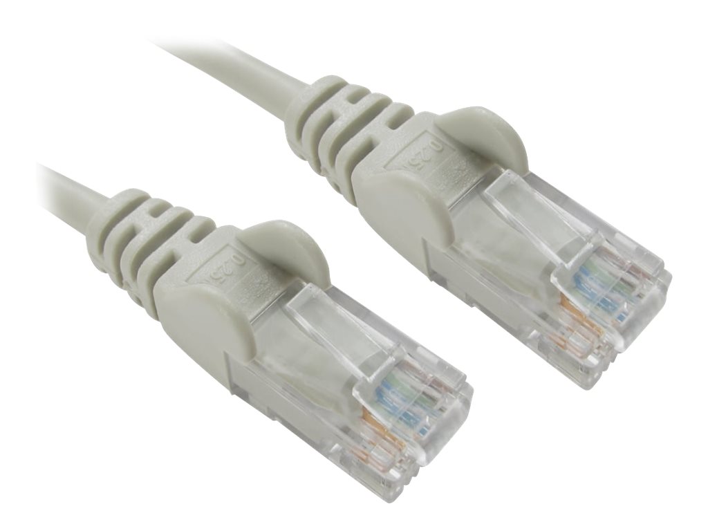 An image of Cables Direct patch cable - 1 m - grey