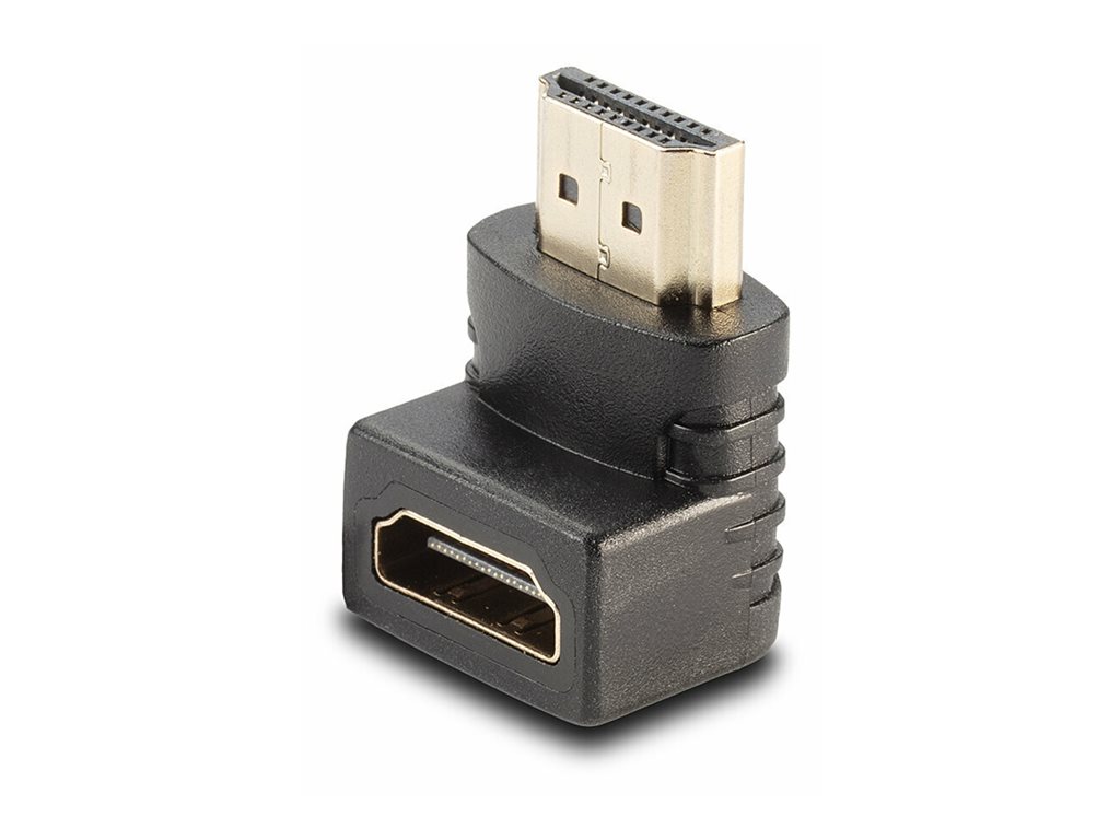 Adaptateur HDMI femelle vers HDMI m le coudé à 90 dégrés vers le bas