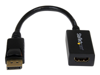 StarTech.com - Adaptateur vidéo - DisplayPort mâle pour HDMI femelle - 25.4 cm 