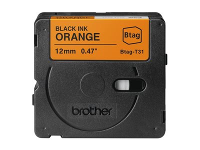 BROTHER 12MM BTAGT31 Ribbon Black BROTHER 12MM BTAGT31 Ribbon Black