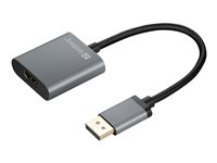 Sandberg Videoadapter DisplayPort / HDMI 20cm Grå