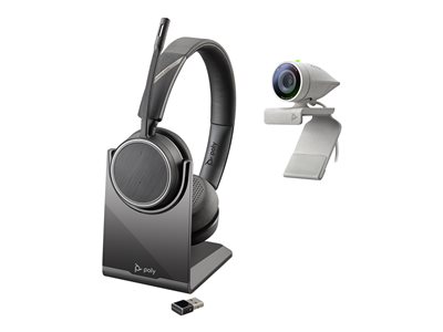 Poly Studio P5 - video conferencing kit - with Poly Voyager 4220 UC Headset