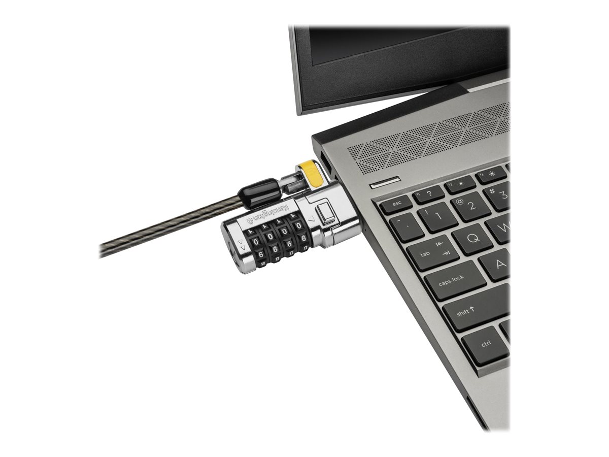 Kensington ClickSafe Combination Laptop Lock security cable Product shot Close-up 75551