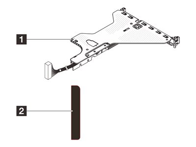 Lenovo - Server riser kit