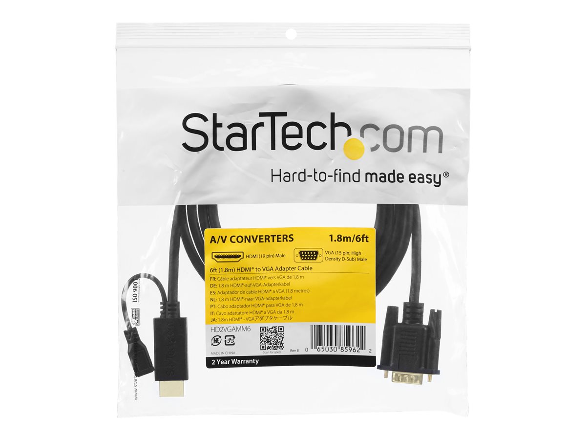 STARTECH 3ft HDMI to VGA active converter cable – foto 4