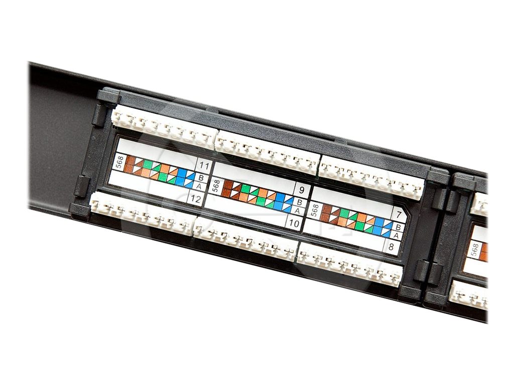 Solarix 19" Patch panel UTP 24xRJ45 Cat5e 150Mhz 1U – foto 3