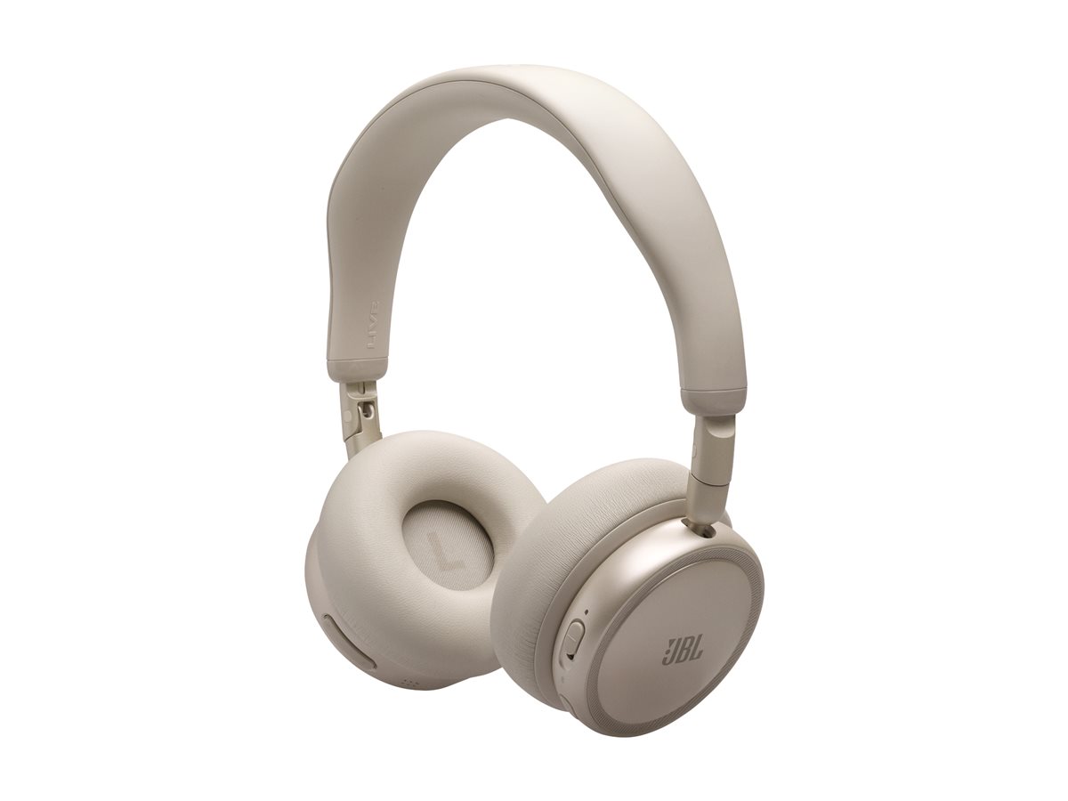 JBL LIVE 680NC Bluetooth Headphones - Champagne - JBLLIVE680NCCPGAM