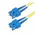StarTech.com 1m (3.3ft) SC to SC (UPC) OS2 Single Mode Duplex Fiber Optic Cable, 9/125µm, Laser Optimized, 40G/100G Zipcord, Bend Insensitive, Low Insertion Loss