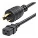 StarTech.com 6ft (1.8m) Heavy Duty Power Cord, Twist-Lock NEMA L6-20P to IEC 60320 C19, 20A 250V, 12AWG, Black AC Power Cable, Heavy Gauge Power Cable
