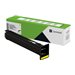 Lexmark - jaune - original - cartouche de toner - LCCP, LRP