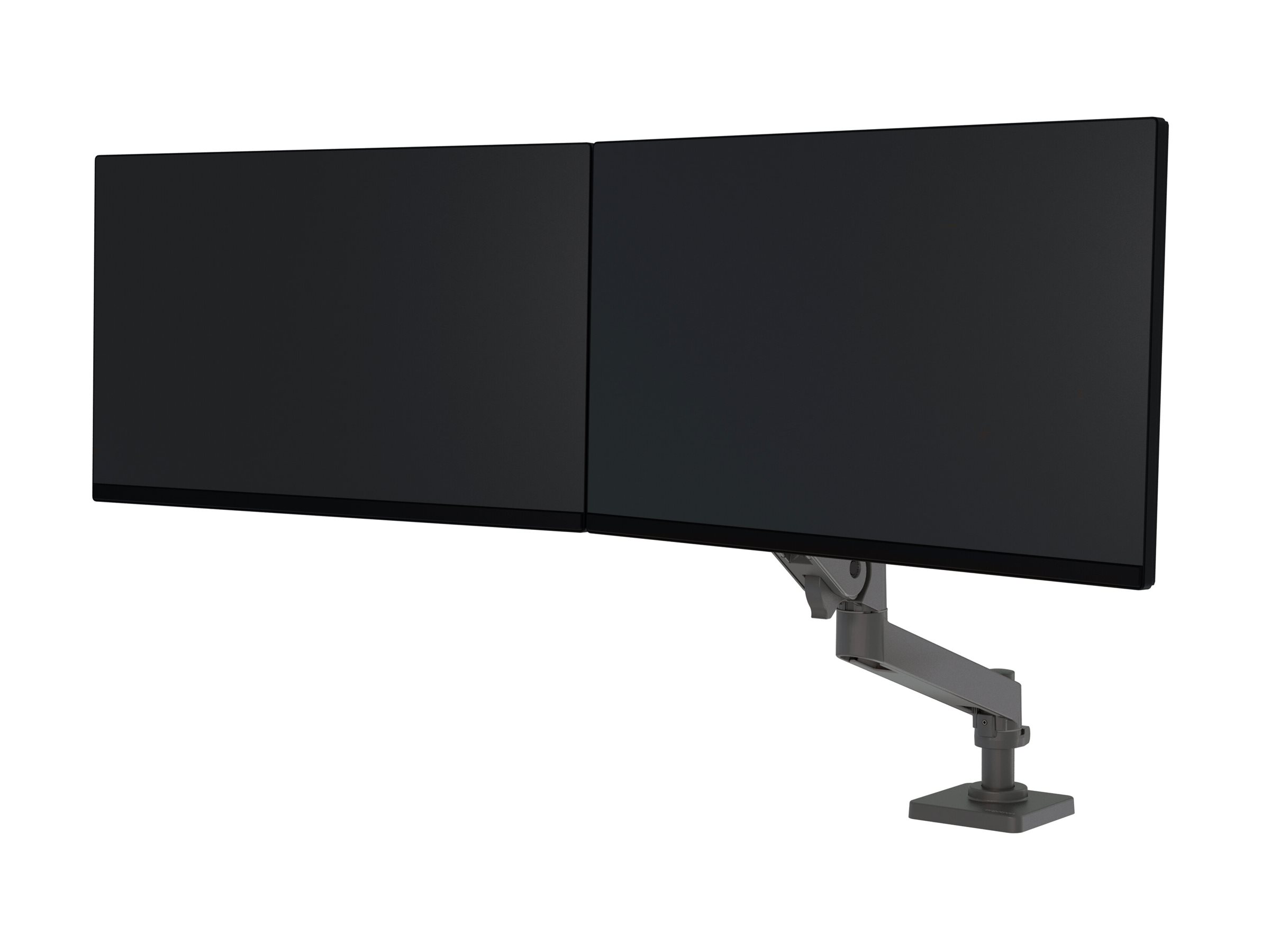 Ergotron LX Pro mounting kit modular for 2 LCD displays dark Schematic image Multi-angle 68800