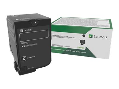 Lexmark CX725 High Yield black original toner cartridge LCCP Product shot Left-angle 79150