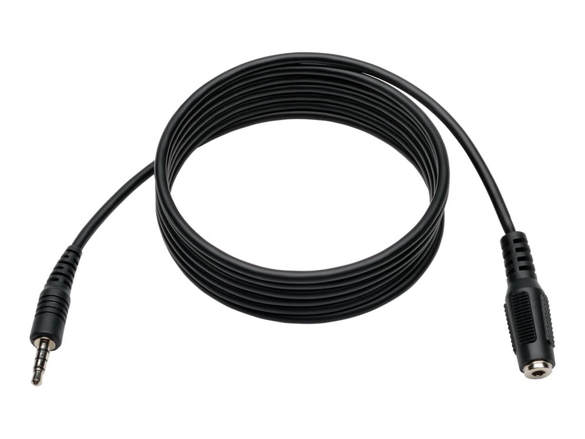 Tripp Lite 6ft Mini Stereo Audio 4 Position Headset Extension Cable 3.5mm M/F 6'
