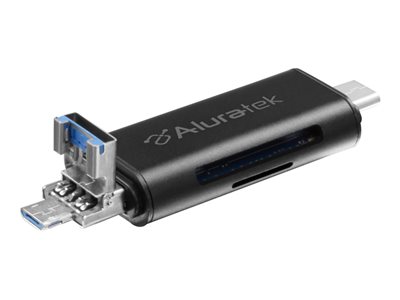 Aluratek AUCRC300F - Card reader (SD, microSD)