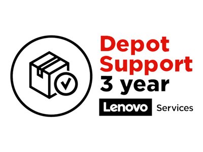 Lenovo Depot - extended service agreement - 3 years - 5WS0Q81869 |  