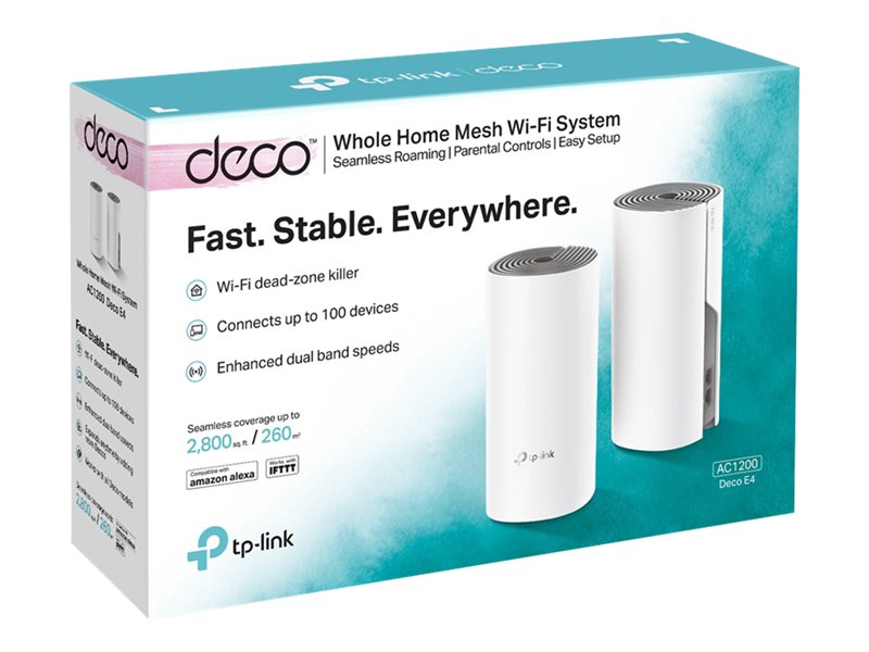 TP-Link Deco E4 - systme Wi-Fi - Wi-Fi 5 - de bureau