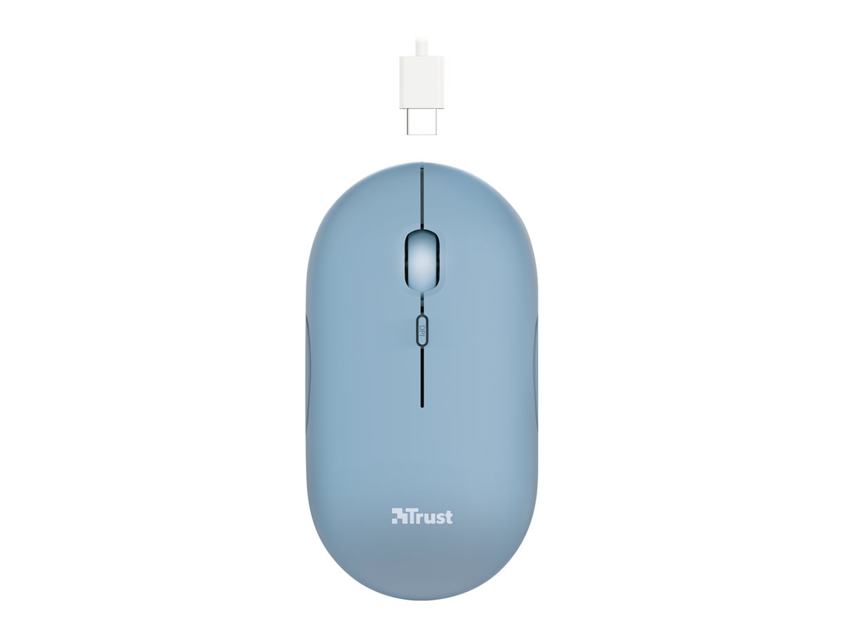 TRUST Souris sans fil PUCK Ultra-plate