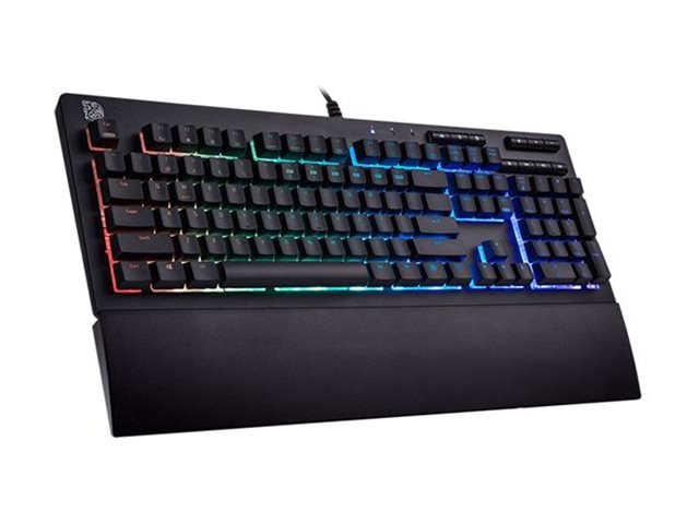 Thermaltake Athos Elite RGB keyboard black Input Product shot Left-angle 79300