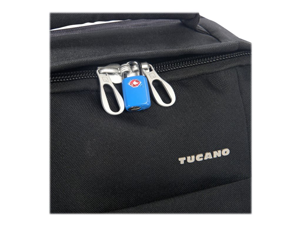 Tucano Travel TUGO MEDIUM Carrying Backpack for 15.6 Laptops - Black