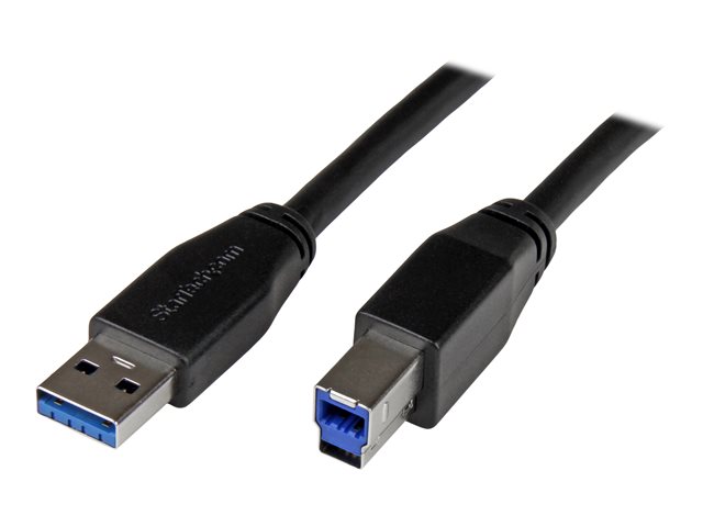Image of StarTech.com 1m SuperSpeed USB 3.0 Cable A to B M/M - USB cable - USB Type B to USB Type A - 1 m