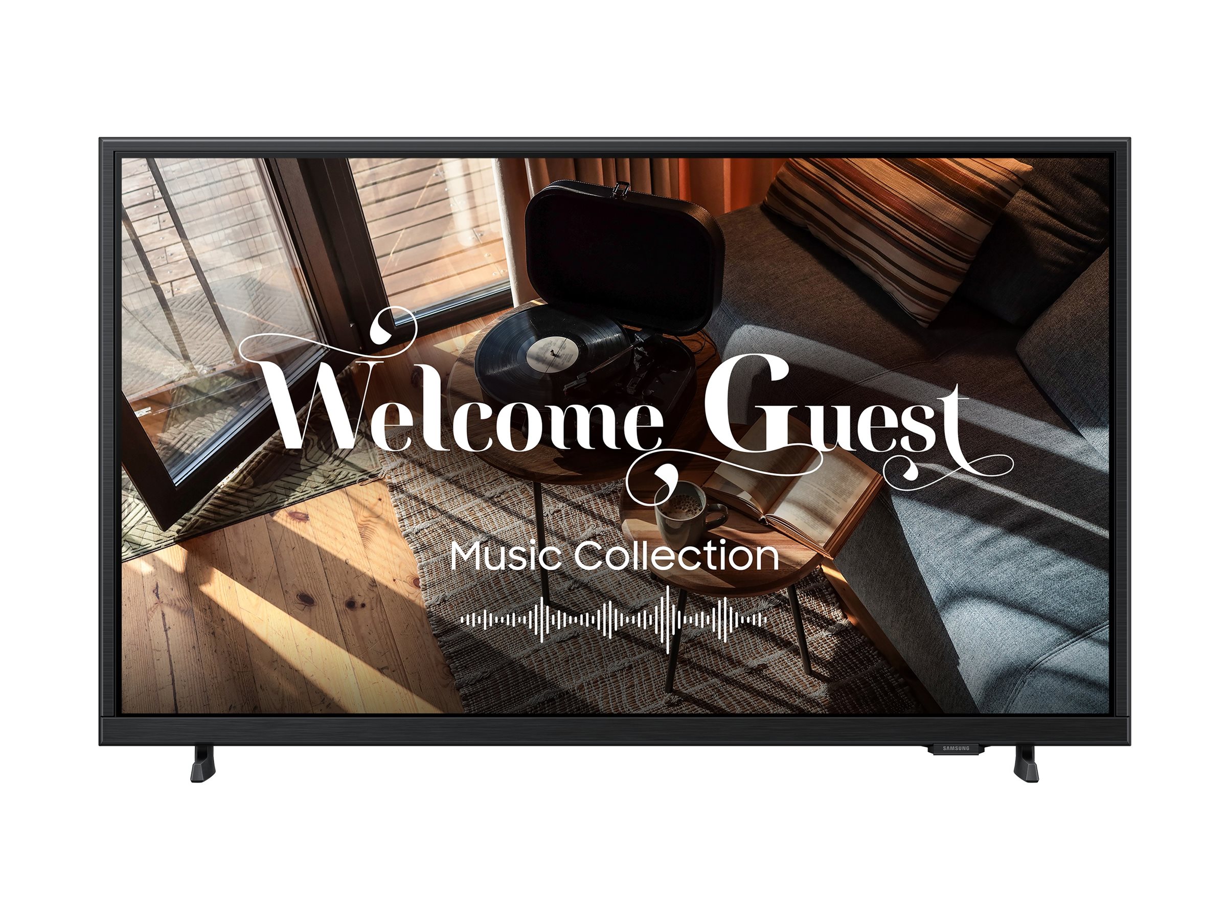 Samsung HG32F800FAW HF8000F Series 32 LED-backlit LCD TV Full HD for hotel / Product shot Ports / controls 75750