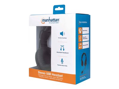 MANHATTAN 179881, Kopfhörer & Headsets, MH USB Stereo 179881 (BILD2)