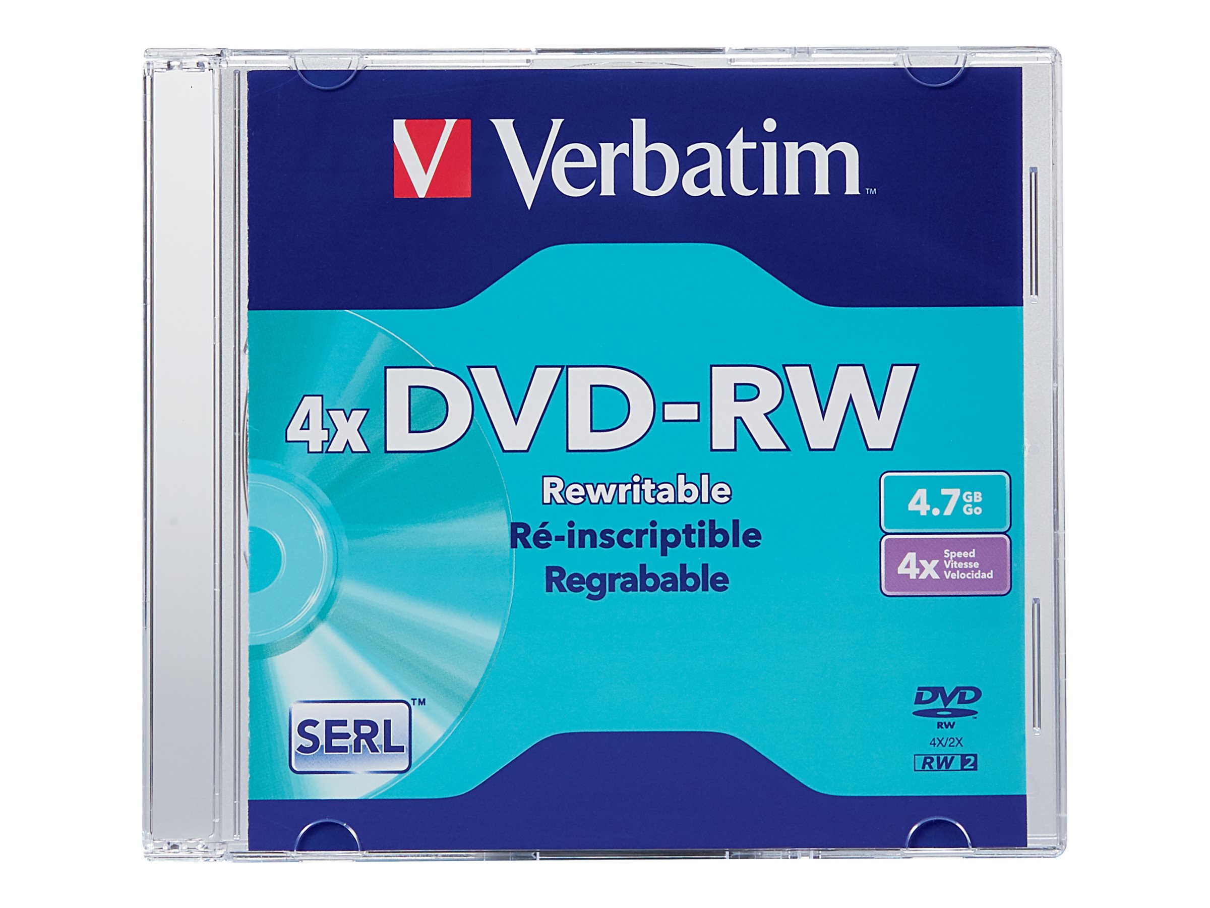 Verbatim - DVD-RW - 4.7 GB (120min) 2x
