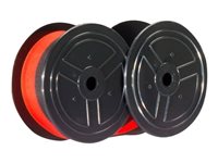 KMP Print-bånd Sort/ rød