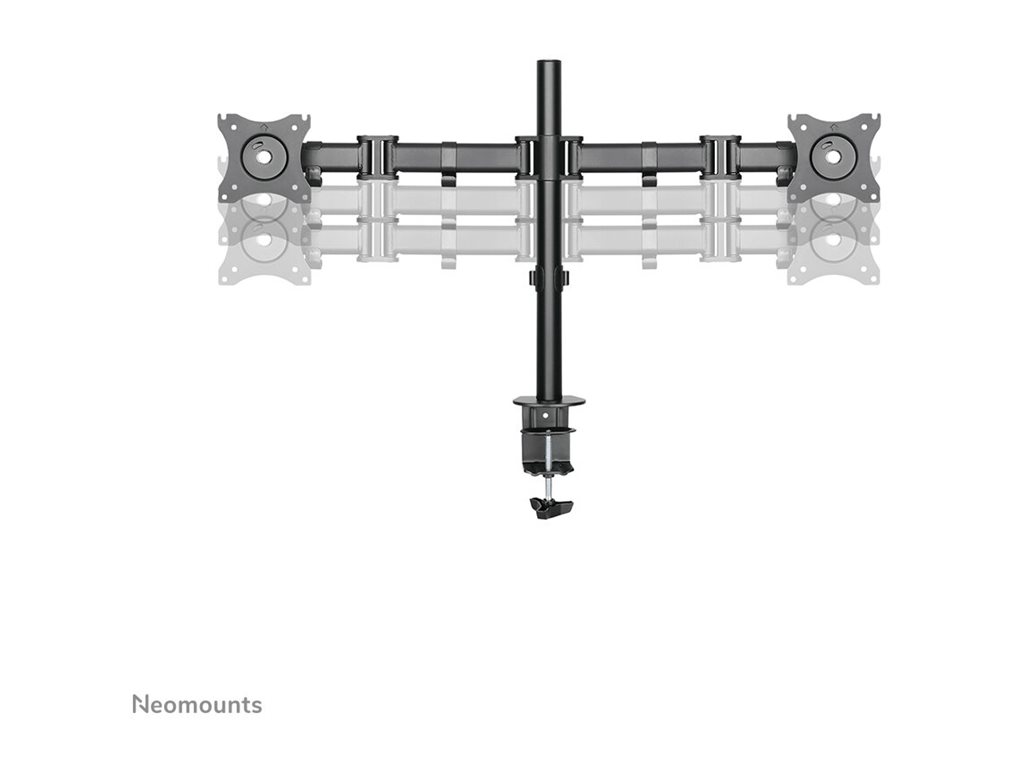 NEOMOUNTS Flat Desk Mount 2 screens Blk