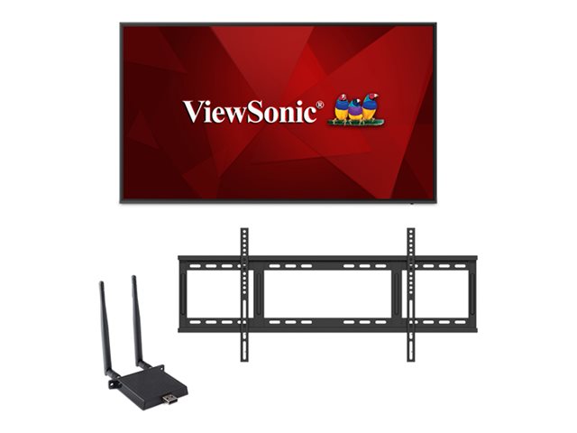 ViewSonic MN CDE7520-E1 75 LDS Bundle with CDE7520-W & LB-WIFI-001 & WMK-077