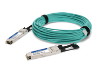 AddOn - Câble d'attache direct 40GBase-AOC - Conformité TAA - QSFP+ (P) pour QSFP+ (P) 