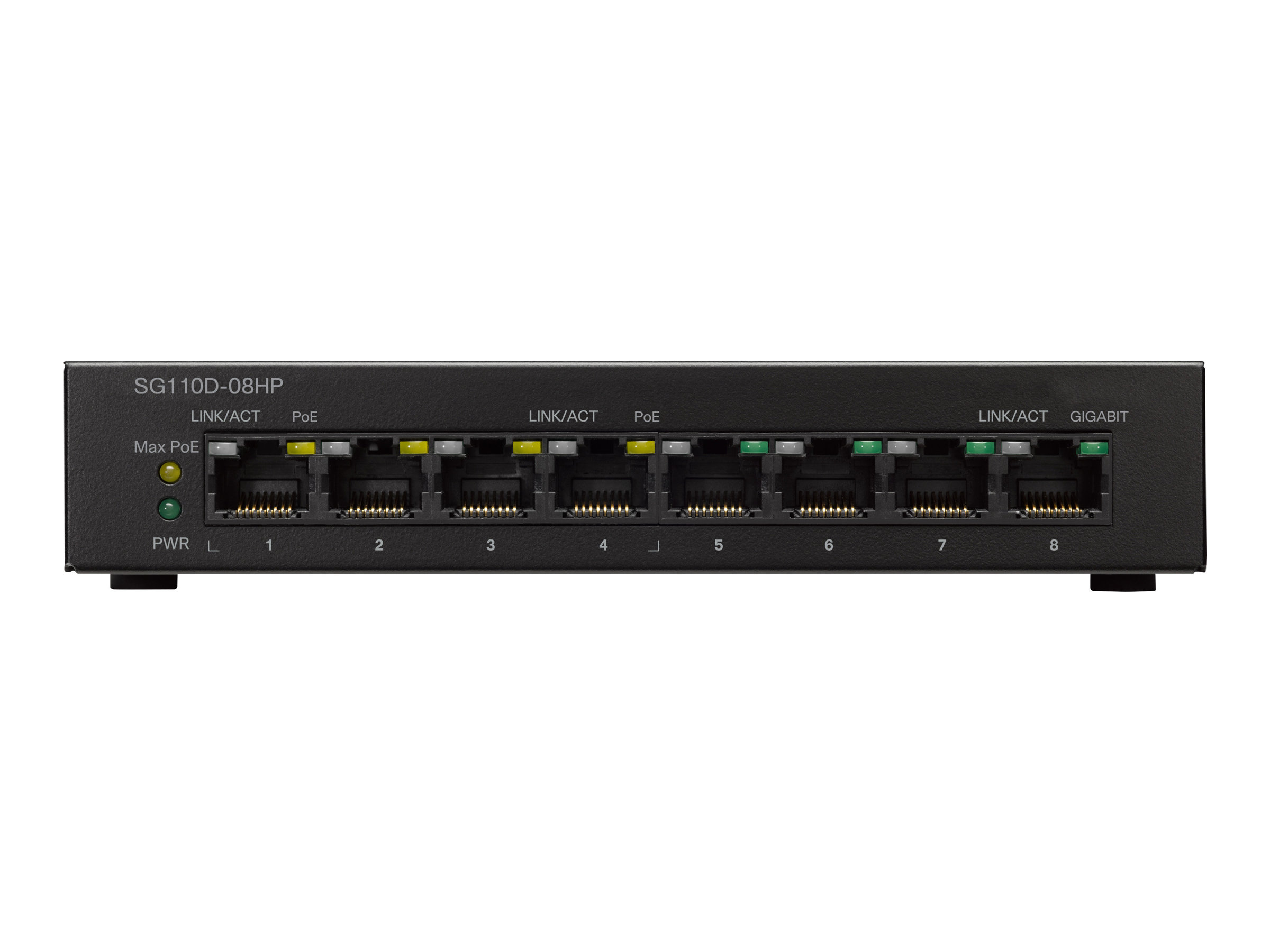 CISCO SG110D-08HP 8-Port PoE Gigabit