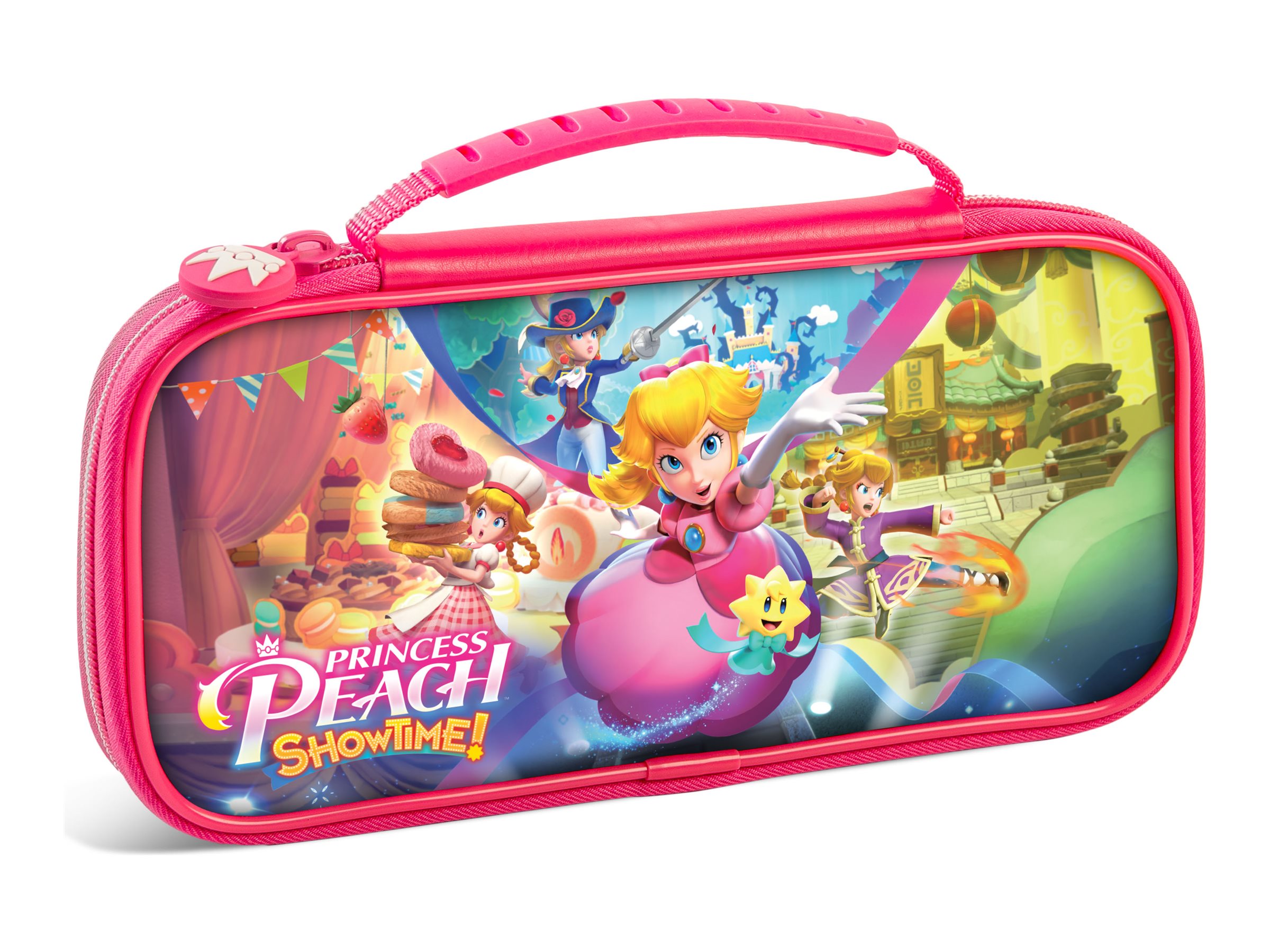 RDS Industries Game Traveler Deluxe Travel Case for Nintendo Switch, Switch Lite, Switch OLED - Princess Peach