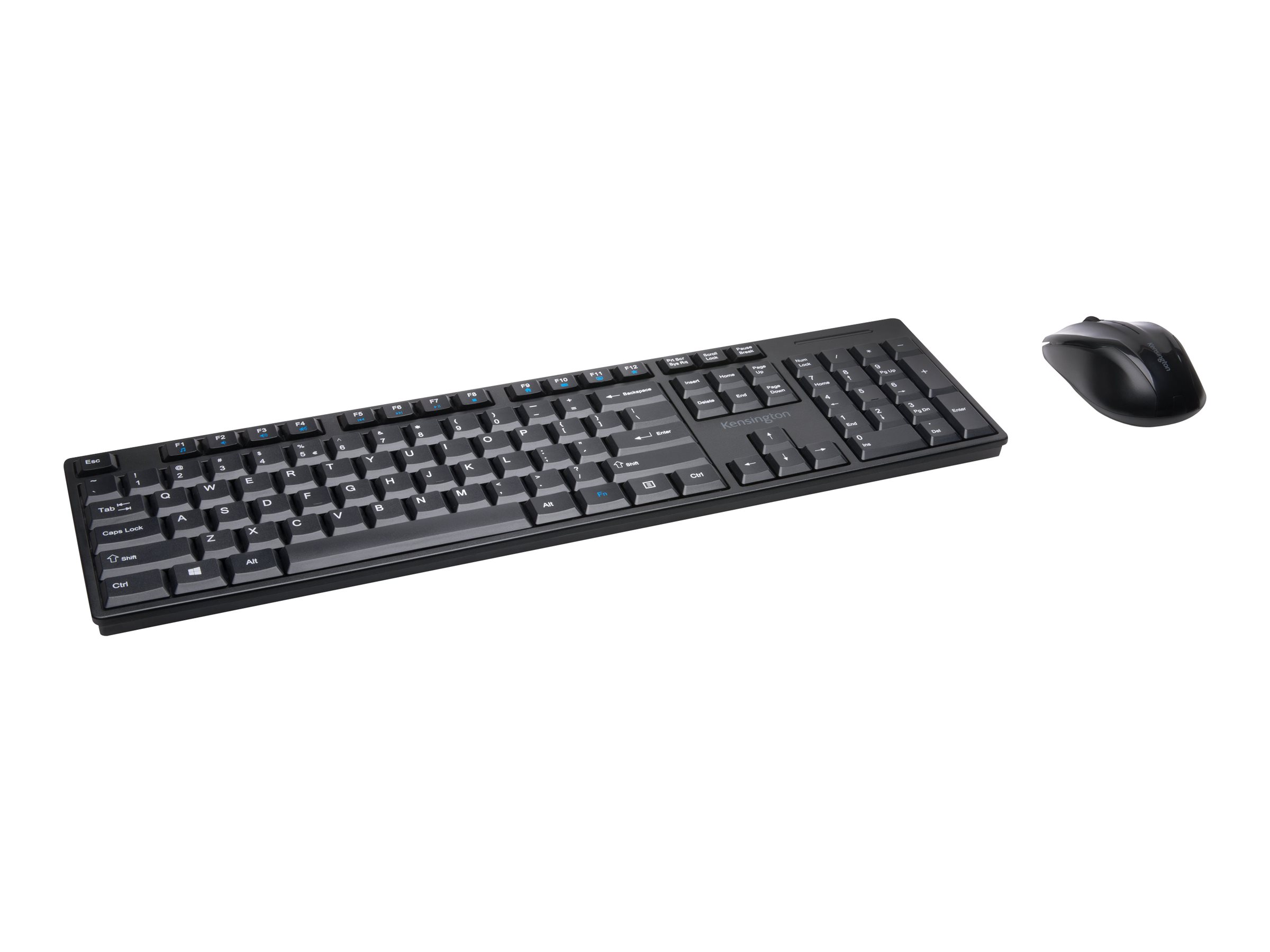 Kensington Pro Fit Low-Profile keyboard and mouse set Input Product shot Left-angle 79901
