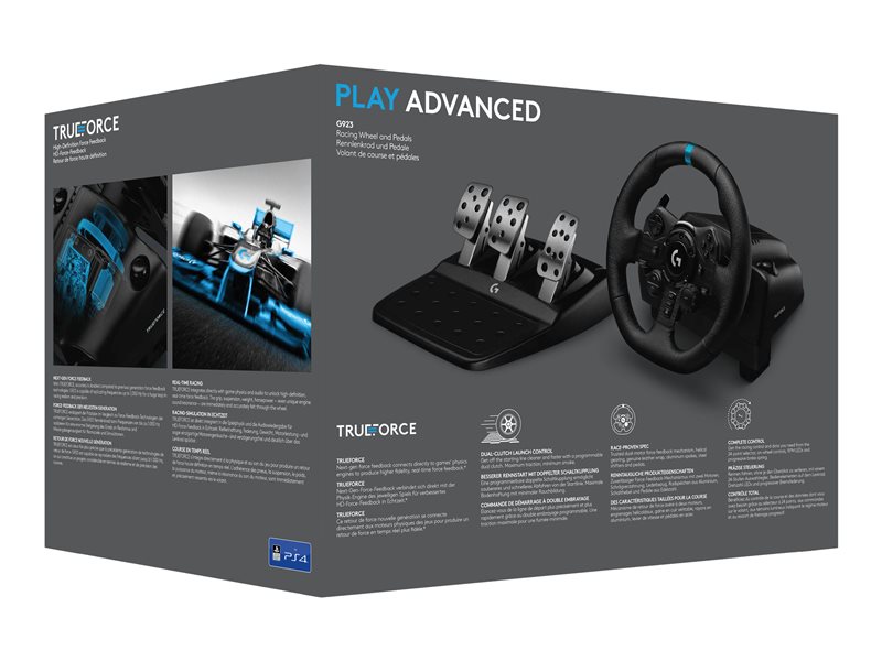 LOGI G923 Racing Wheel and Pedals PS4