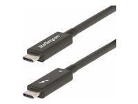 StarTech.com USB 3.2 Gen 2 / USB4 / Thunderbolt 3 / Thunderbolt 4- / DisplayPort 1.4a USB Type-C kabel 2m Sort