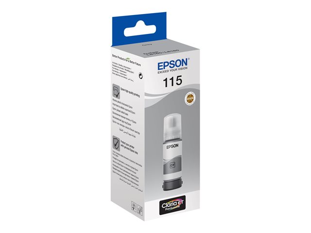 EPSON 1LB 115 EcoTank Grey ink bottle C13T07D54A