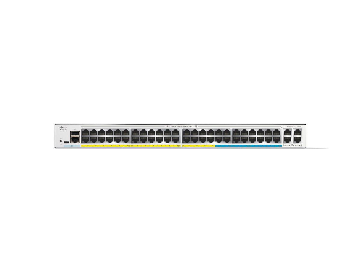 Cisco Catalyst 1300-48MGP-4X - přepínač - 48 porty - řízený - Lze montovat do rozvaděče – foto 2