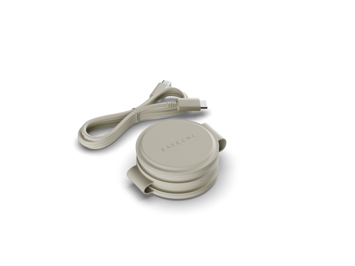 Satechi OntheGo wireless charging pad 3-in-1 15 Usage / lifestyle Left-angle 72665