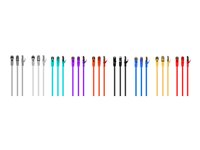 Cablexpert CAT 6a Kabel med afskærmning med folie og kobberfletning (SFTP 1m Patchkabel Lilla